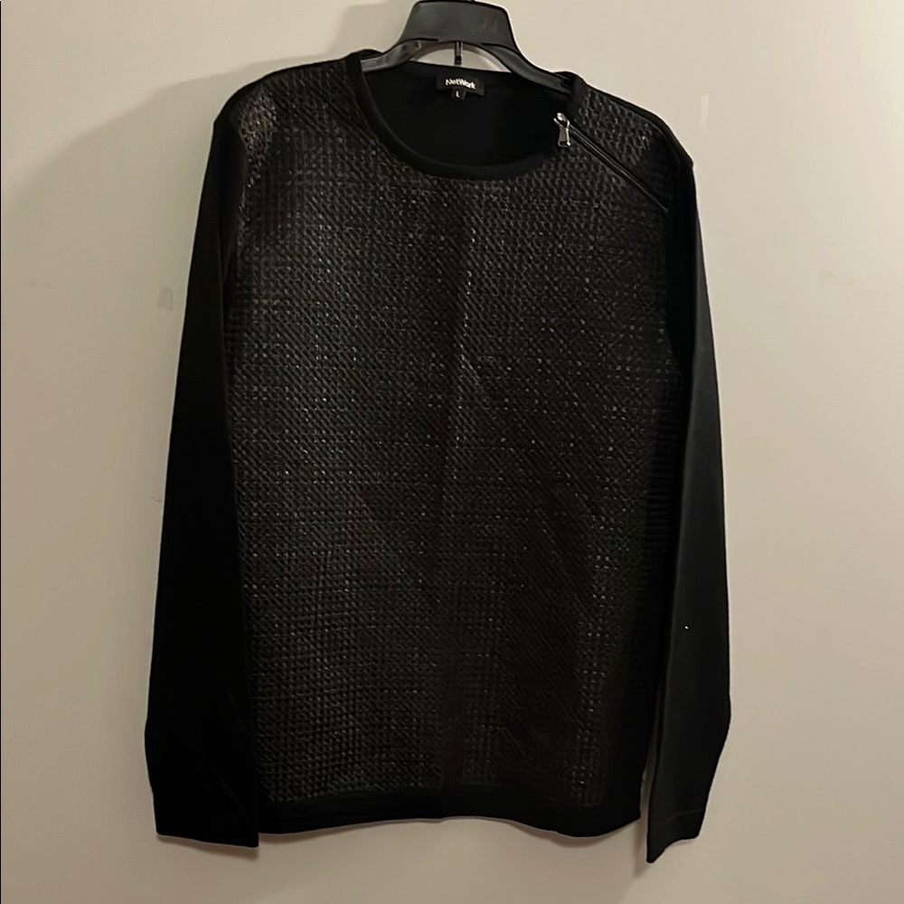 Emporio Armani Black Knit Pullover